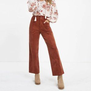 CHARLES POCKETED CORDUROY PANTS - RUST